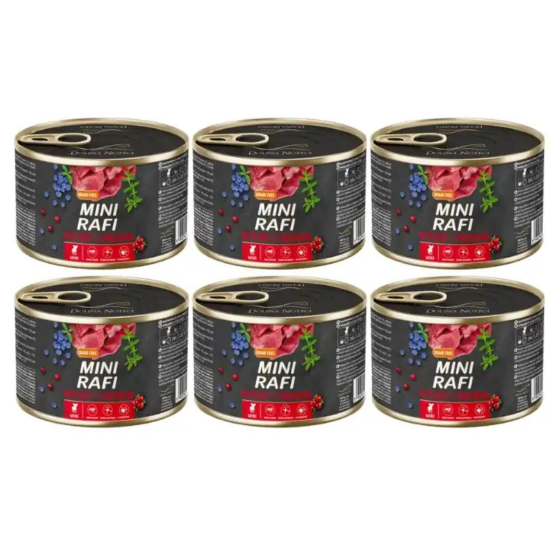 DOLINA NOTECI Mini Rafi marhahússal 6x185 g Vedd meg online