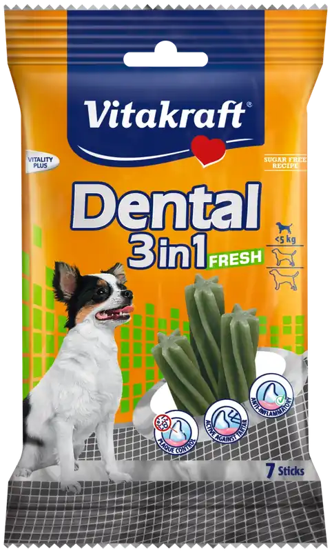 Vitakraft Dental 3 az 1-ben Fresh 70 g Biztonságos fizetés