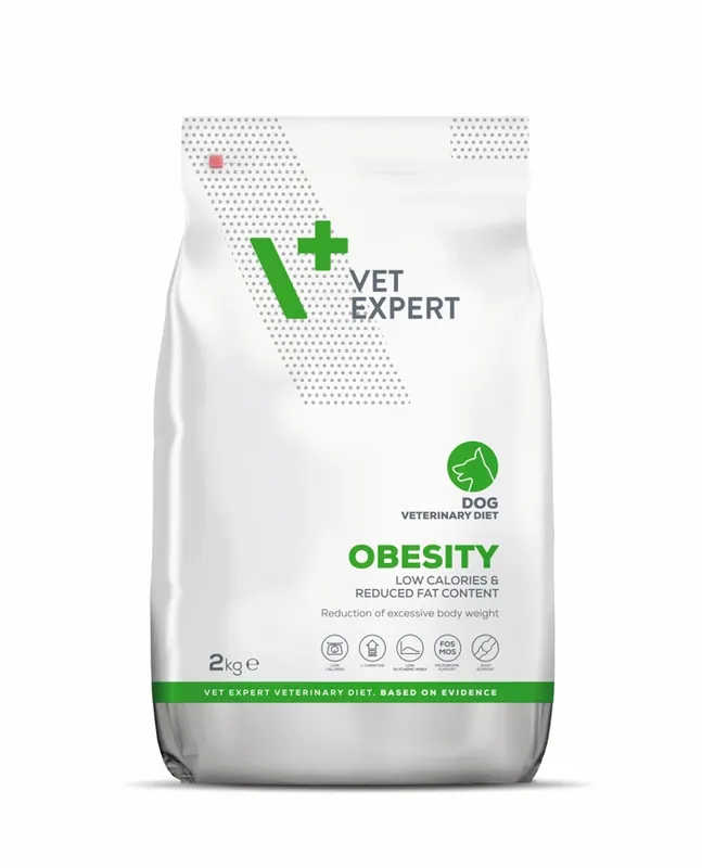Legnépszerűbb VETEXPERT Állatorvosi diéta kutyák elhízása 2 kg + ingyenes meglepetés a kutyájának