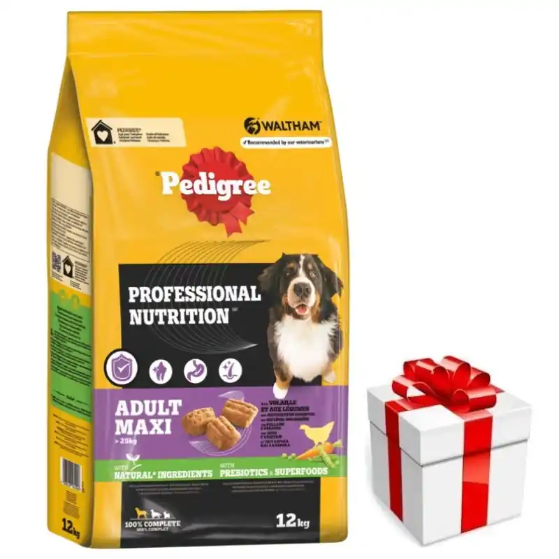 PEDIGREE Professional Nutrition száraz kutyaeledel baromfival 12 kg + MEGLEPETÉS A KUTYÁJÁNAK Gyors szállítás