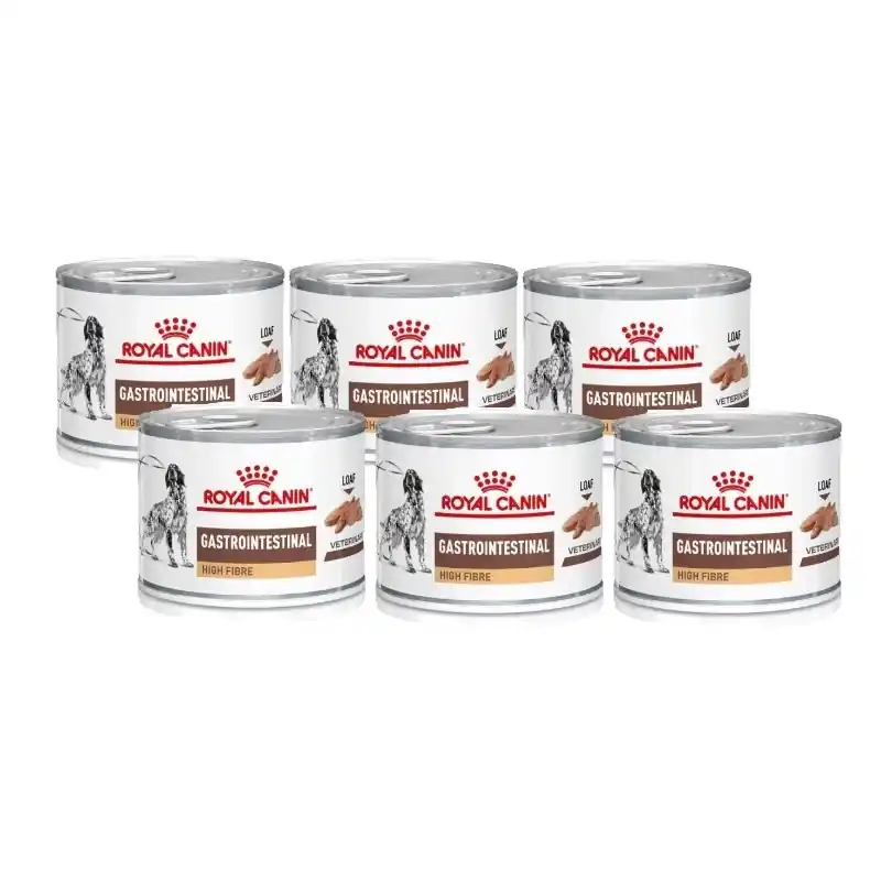 Akciós ár ROYAL CANIN Gastro Intestinal High Fibre 6x200g-os konzervdobozban