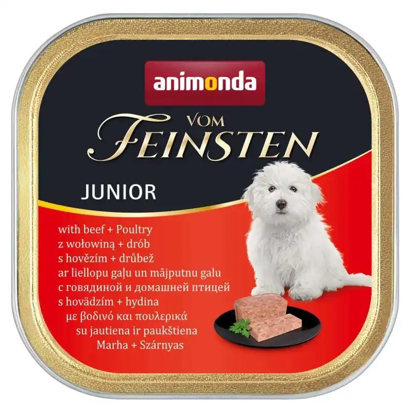 Animonda Dog Vom Feinsten Junior Beef & Poultry 24x150g Azonnal elérhető