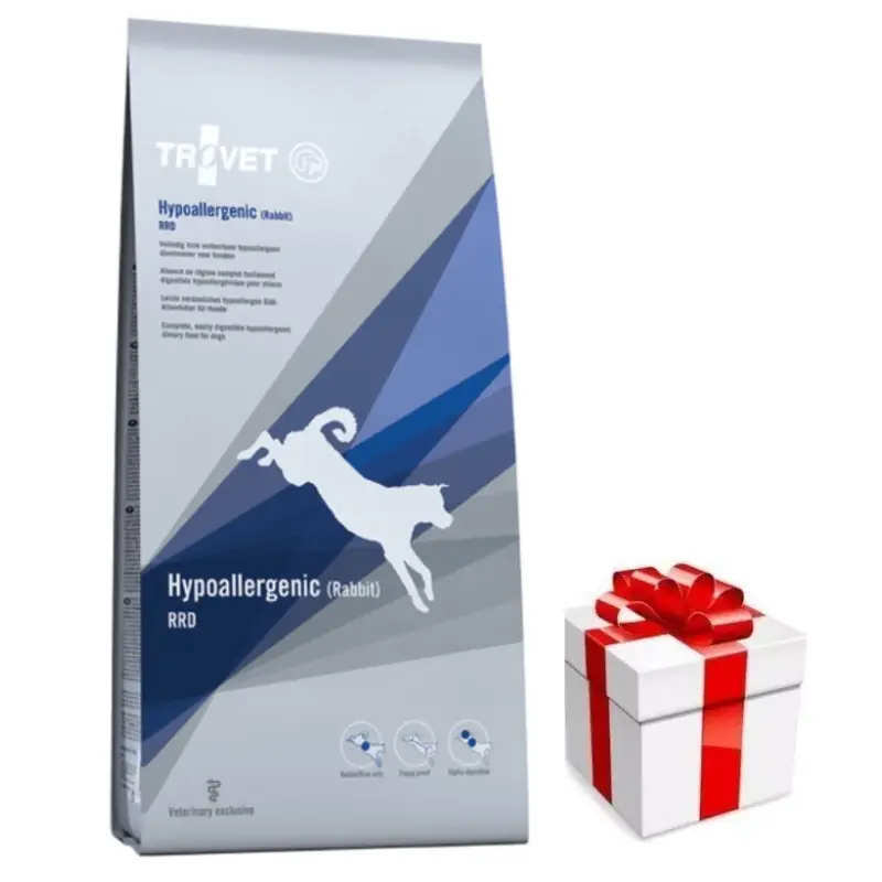 Prémium TROVET RRD Hypoallergén - Nyúlban Gazdag (kutyáknak) 10kg + Meglepetés A Kutyádnak Ingynes