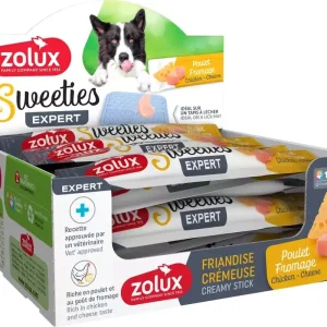 Prémium ZOLUX Krémes kutyasnack SWEETIES csirkével és sajttal 14 g