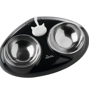 Hunter Moulins dupla macskatál 150 ml fekete Azonnal elérhető