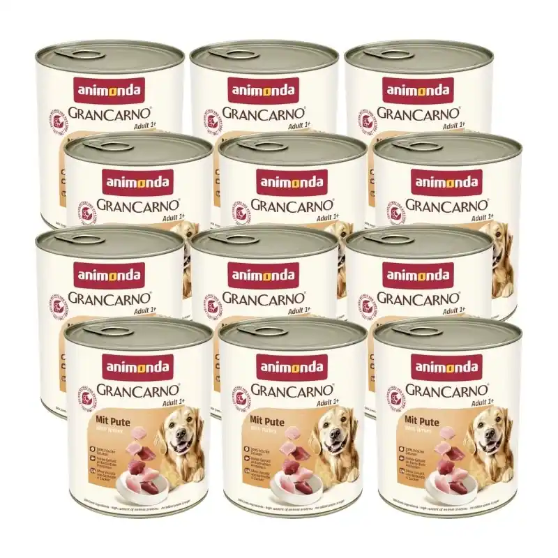 ANIMONDA GranCarno felnőtt kutya íz Marha + pulyka 12x800g Gyors kiszállítás