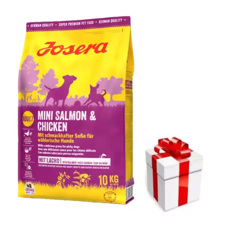 Ajánlat JOSERA Mini lazac és csirke 10kg + Meglepetés A Kutyádnak Ingynes