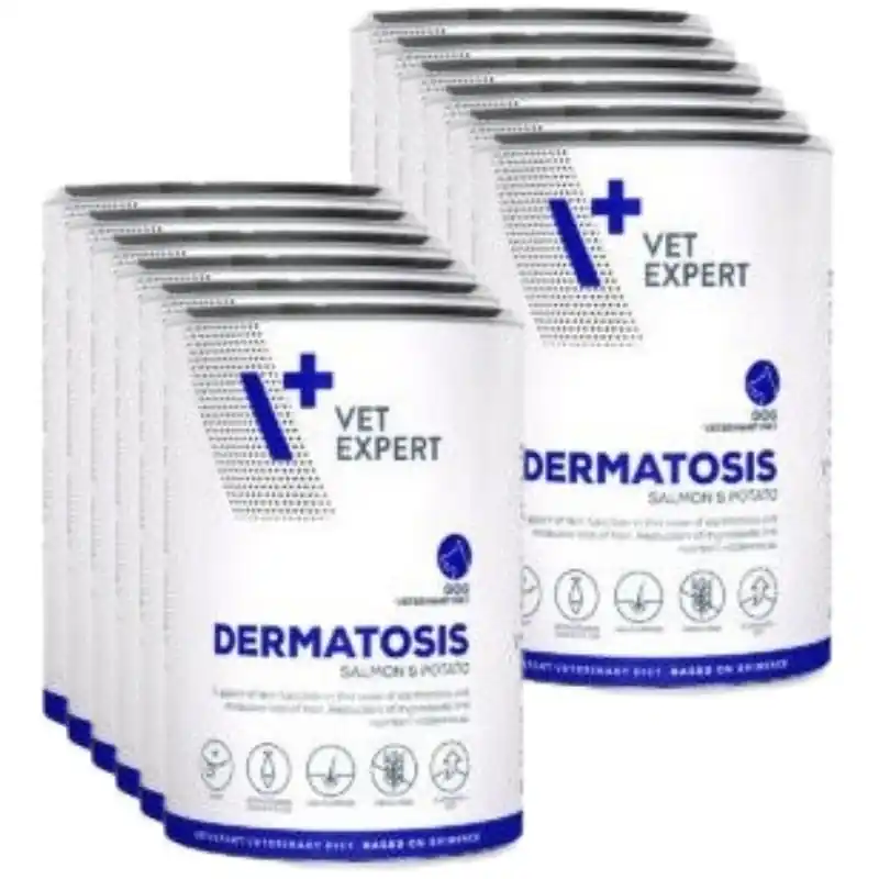 Akció VETEXPERT állatorvosi diéta Dermatosis 12x400g