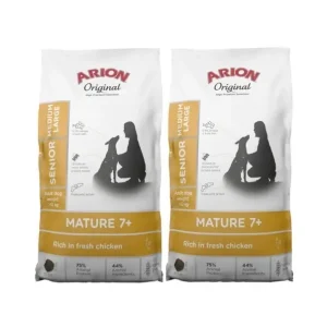 ARION Original Mature 7+ Senior Medium & Large csirkés száraz kutyatáp 2x12 kg Biztonságos fizetés