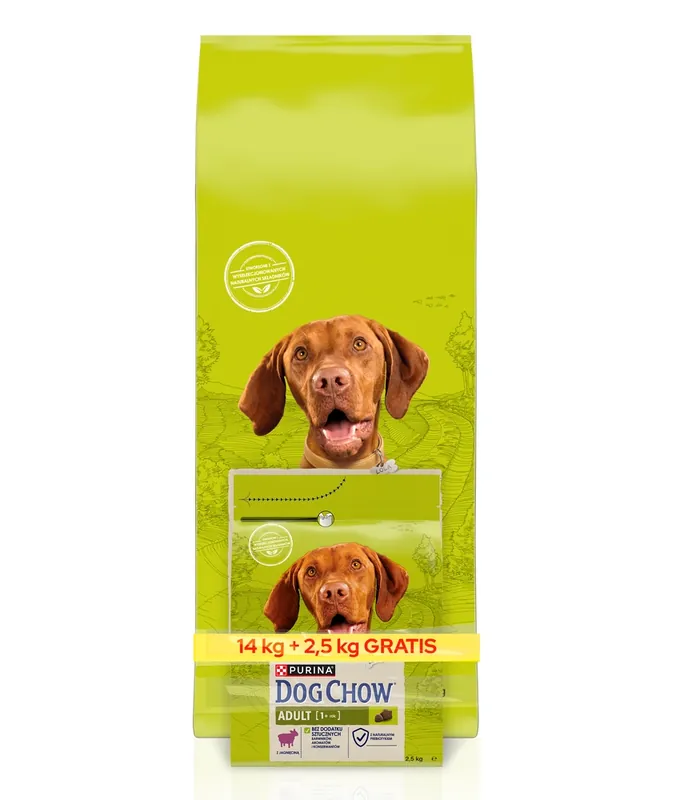 Vedd meg most PURINA Dog Chow Adult Lamb 16,5kg (14kg+ 2,5kg GRATIS!!)
