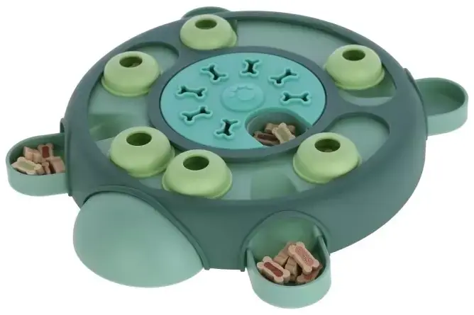Kerbl Oktatási kutyajáték, teknősbéka, türkiz, Ø 25 cm Vásárlói kedvenc