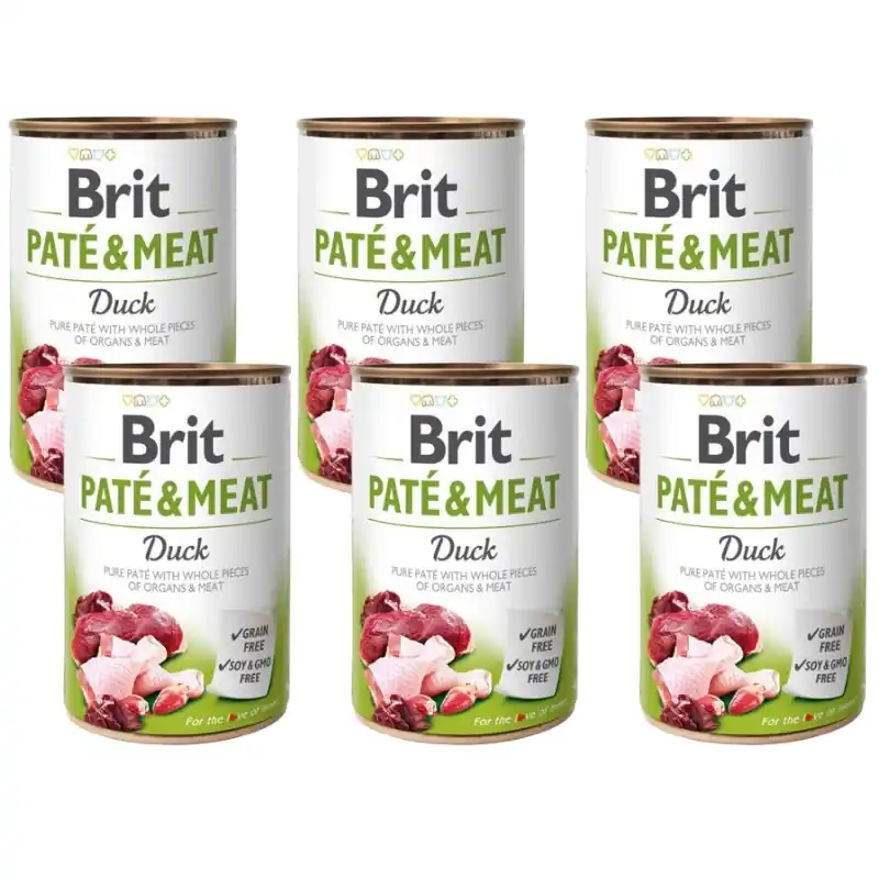 BRIT PATE & HÚSGAACSKA 6x800g Azonnal elérhető