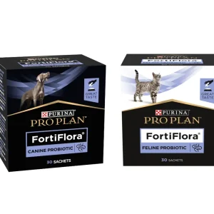 PRO PLAN FortiFlora Probiotikus kiegészítő kutyáknak 30x1g + PRO PLAN FortiFlora Probiotikus kiegészítő macskáknak 30x1g Gyors kiszállítás