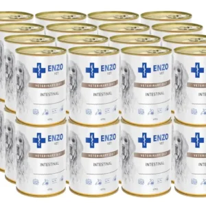 Expressz kézbesítés ENZO VET Intestinal gyomor-bélrendszeri diéta bárányhússal kutyáknak 32x400g