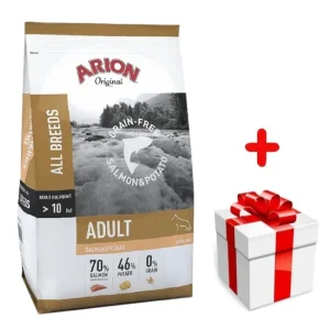 Biztonságos fizetés Arion Original Gabonamentes felnőtt lazac és burgonya 12kg + MEGLEPETÉS A KUTYÁDNAK