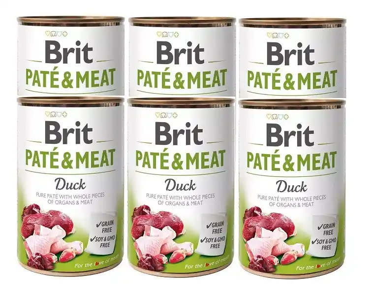 Árcsökkenés Brit pástétom és hús kacsával 6x400g