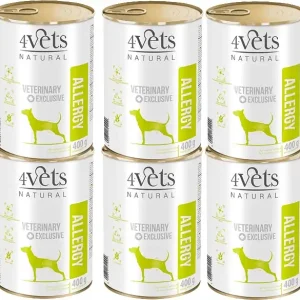 Akció 4Vets Allergia kutyáknak 6x400g