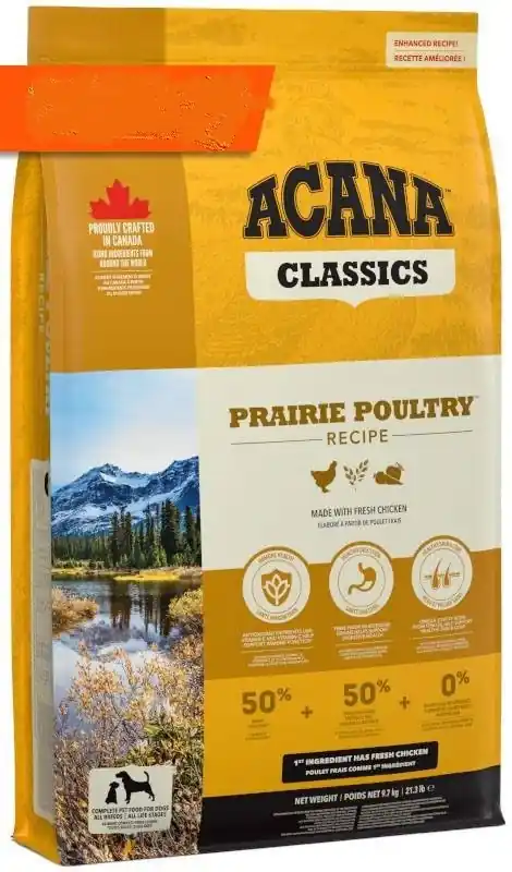ACANA Classics Prairie Poultry 9.7kg Vásárlói kedvenc
