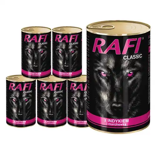 Szuper ajánlat Dolina Noteci Rafi Classic pulykával és sárgarépával 6x1240g
