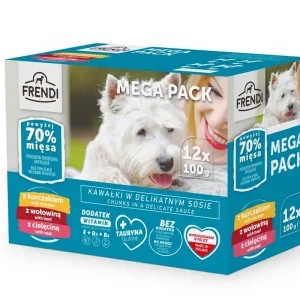 Frendi tasak kutyáknak (csirke/marha/borjúhús) 12x100g Exkluzív ajánlat