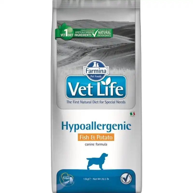 Farmina Vet Life Hypoallergenic Fish & Potato 12kg + MEGLEPETÉS A KUTYÁDNAK Árengedmény