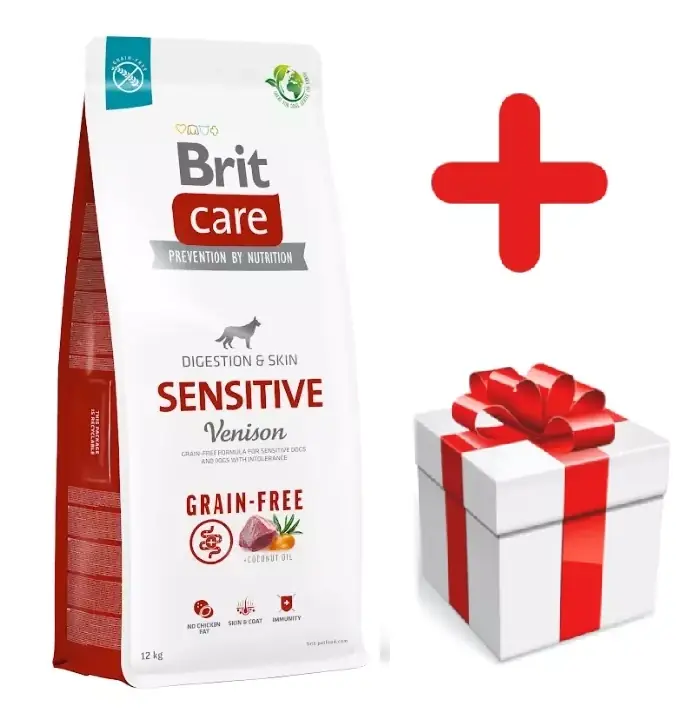 Ajánlat BRIT CARE Grain-free Sensitive Venison 12kg + MEGLEPETÉS A KUTYÁDNAK