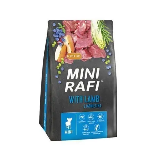 Azonnal elérhető DOLINA NOTECI Rafi Mini száraz kutyaeledel bárányhússal 3 kg