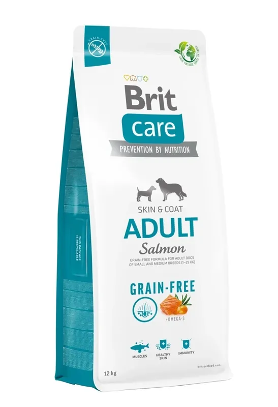 BRIT CARE Gabonamentes felnőtt lazac 12 kg Alacsony ár