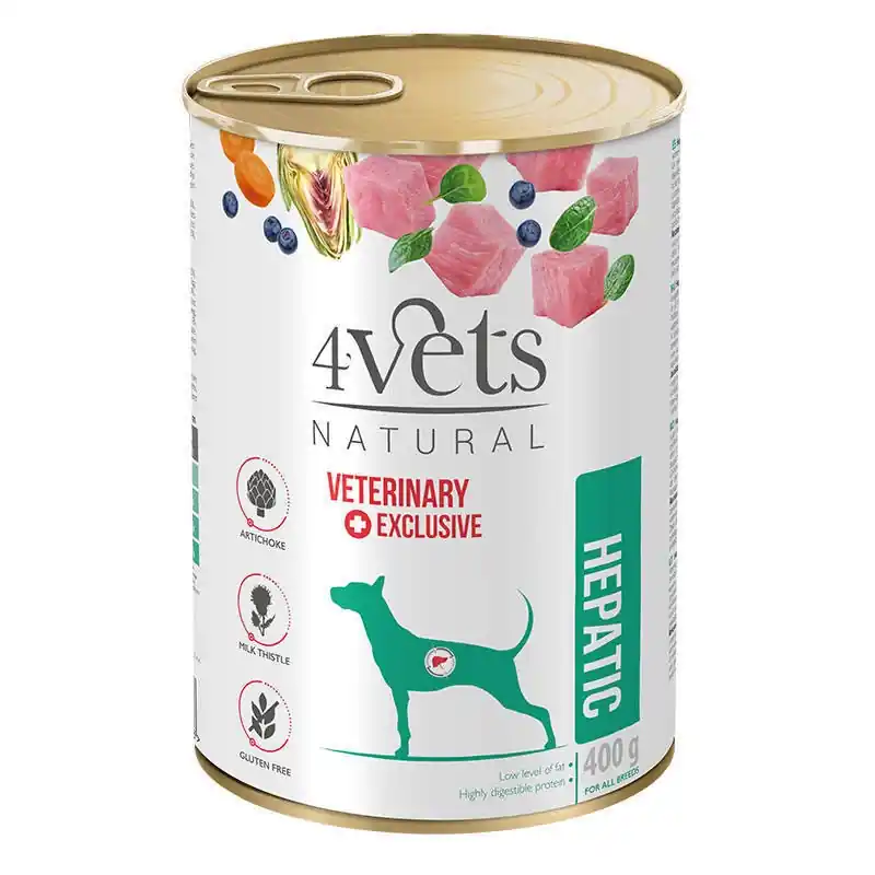 Expressz kézbesítés 4Vets Hepatic kutyáknak 400 g