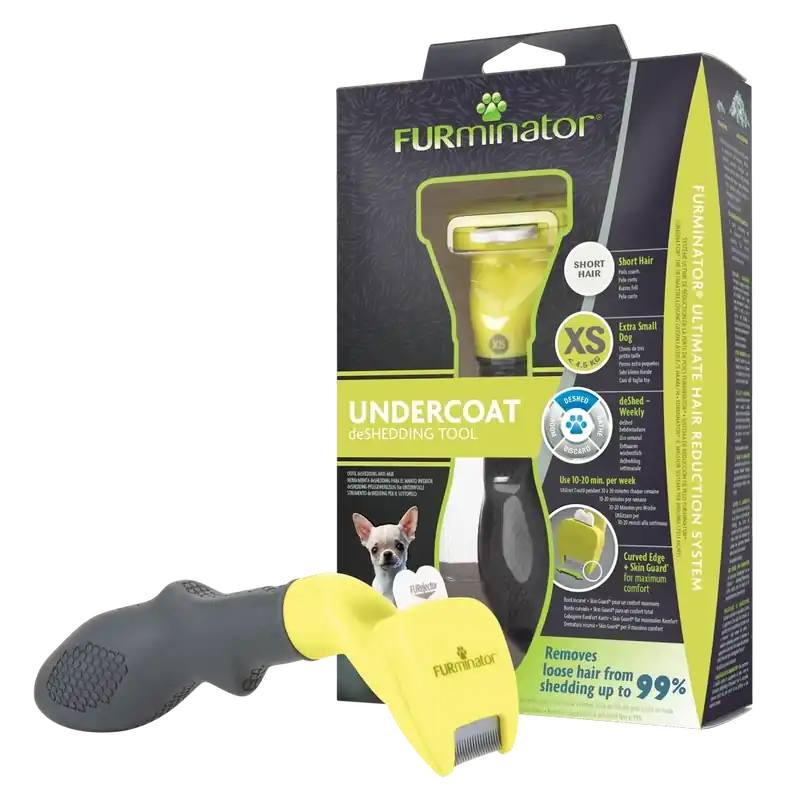 Alacsony ár FURMINATOR rövid szőrű kutyáknak - Toy Dog XS