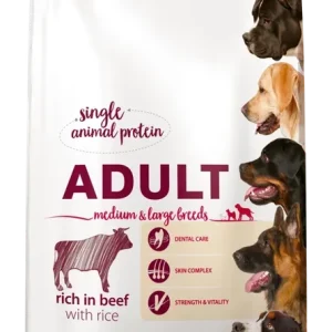 Tropidog Premium Adult Adult Medium & Large Breed Beef & Rice 12kg Népszerű