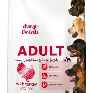 Expressz kézbesítés Tropidog Premium Adult Medium & Large Breed pulyka rizzsel 12kg