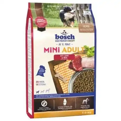 Gyors szállítás BOSCH Felnőtt Mini Bárány & Rizs 3 kg