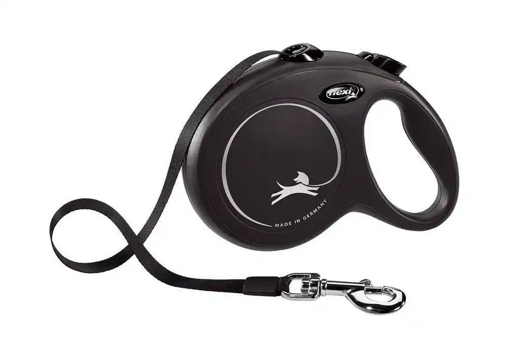 Ne maradj le Flexi Leash New Classic S szíj 5m 15kg-ig Fekete