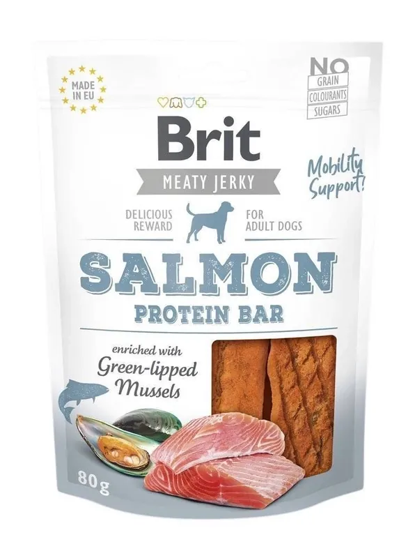 Brit Jerky Snack lazacfehérje-szelet 80 g Ajánlat