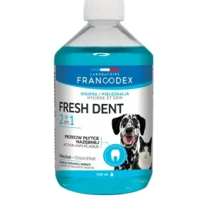 Zolux Francodex Fresh Dent szájápoló folyadék kutyák és macskák számára 500 ml Alacsony ár