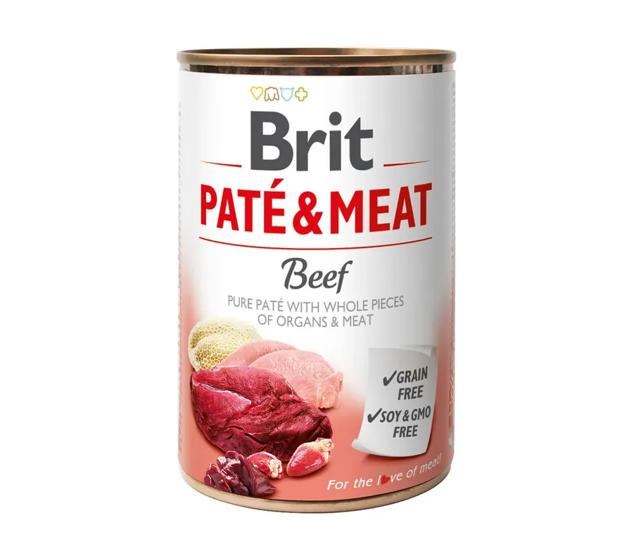 BRIT PATE & MEAT MARHAHÚS 400 g Árengedmény