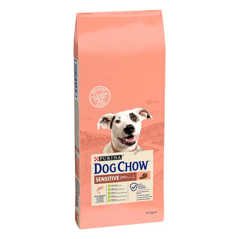 Purina Dog Chow Sensitive Adult lazaccal 14 kg Korlátozott ajánlat