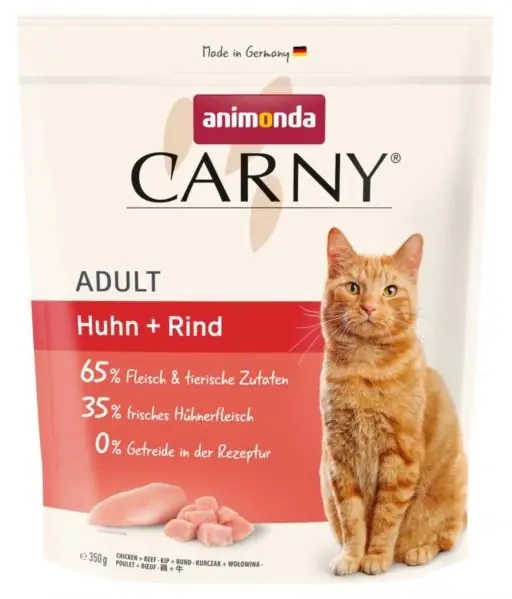 Gyors szállítás ANIMONDA Cat Carny Adult macskaeledel, csirke és marha, 350 g