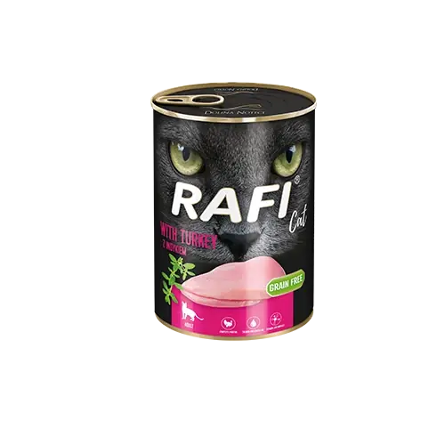 Rendeld meg most RAFI Cat Adult pulykával 6x400g