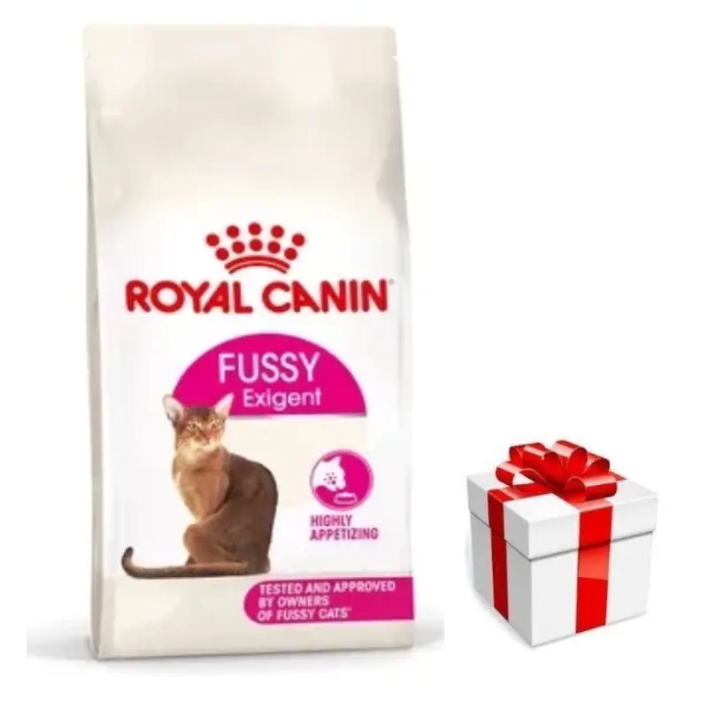 Ajánlat ROYAL CANIN Fussy Exigent 10 kg száraz eledel felnőtt, válogatós macskáknak + ingyenes meglepetés ajándék macskájának
