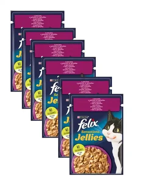 Csak ma Felix Sensations zselék Kacsa spenóttal zselében 26x85g