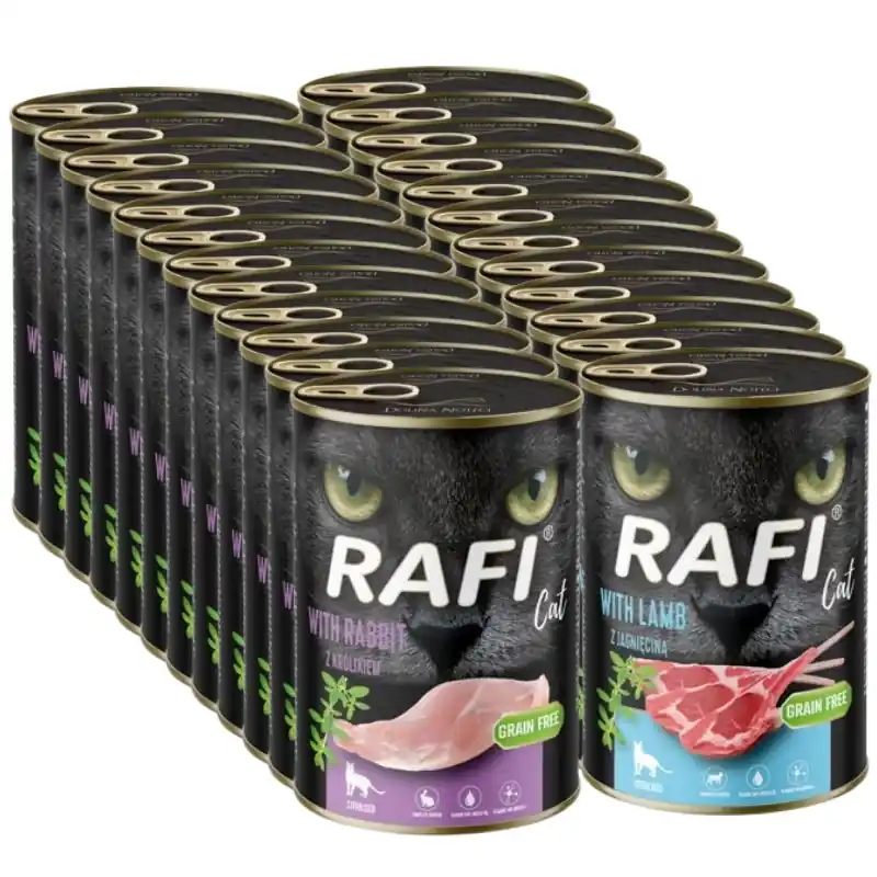 Exkluzív ajánlat RAFI Sterilizált Felnőtt Macska Ízkeverék 24x400g