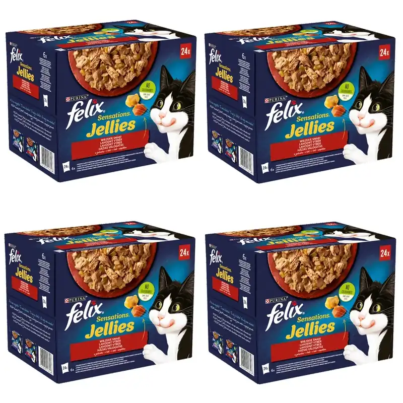 Felix Sensations zselék Vidéki ízek zselében 96x85g Gyors kiszállítás
