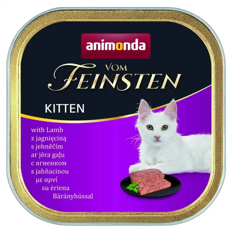 Akció Animonda Vom Feinsten Kitten Bárány 12x100g