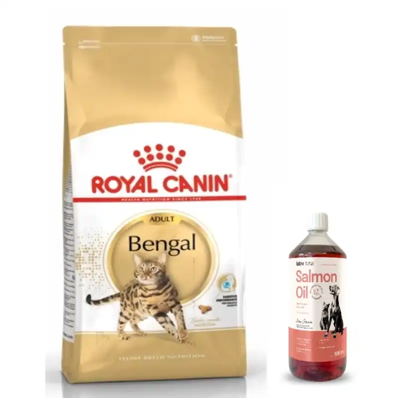 ROYAL CANIN Bengal Adult 10kg + LAB V lazacolaj kutyáknak és macskáknak 1000ml Csak ma