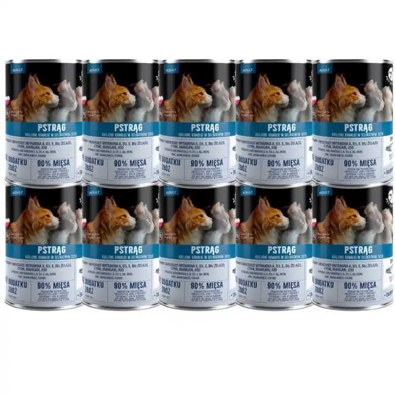 Bestseller PetRepublic darabok szószban pisztránggal 10x400g macskáknak
