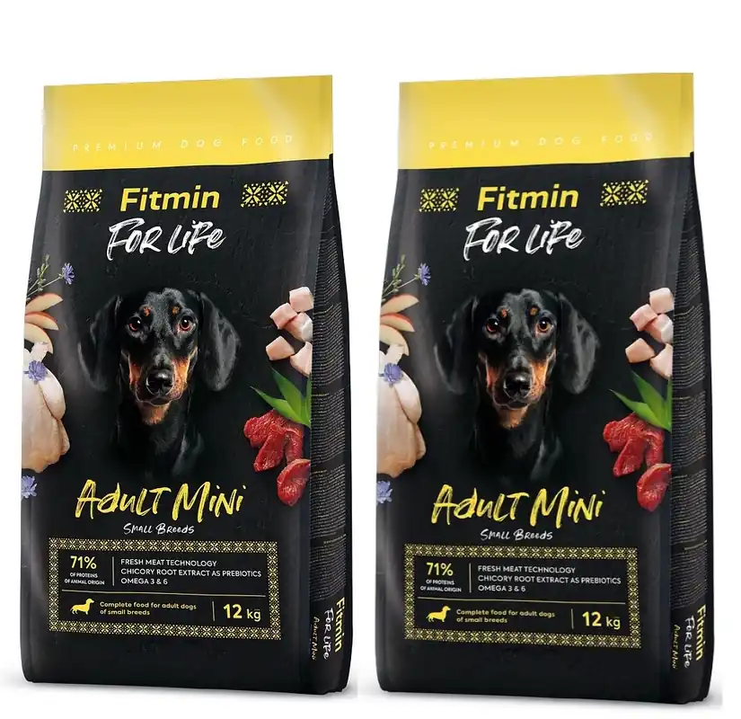 Csak ma FITMIN For Life Mini felnőtt 2x12kg