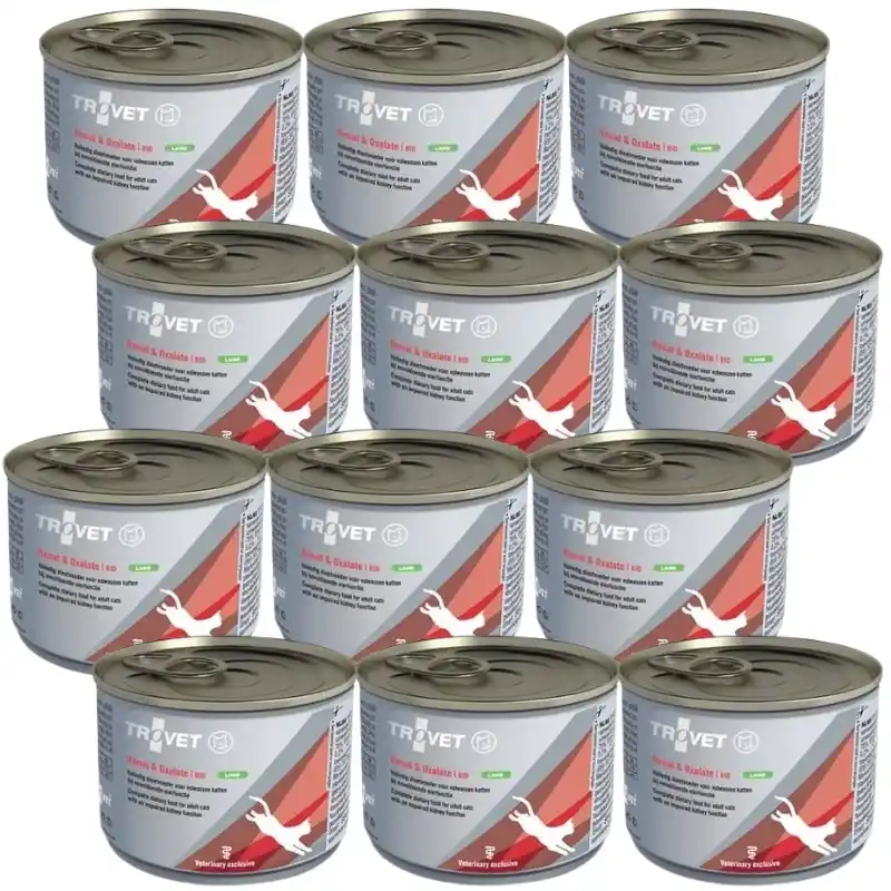 Népszerű TROVET RID Renal & Oxalate Lamb macskáknak 12x100g