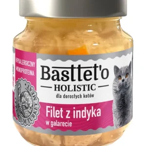 Alacsony ár Basttet‘o Holistic pulyka filé galettában macskáknak 130g